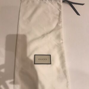 Gucci silk dust bag nwot​